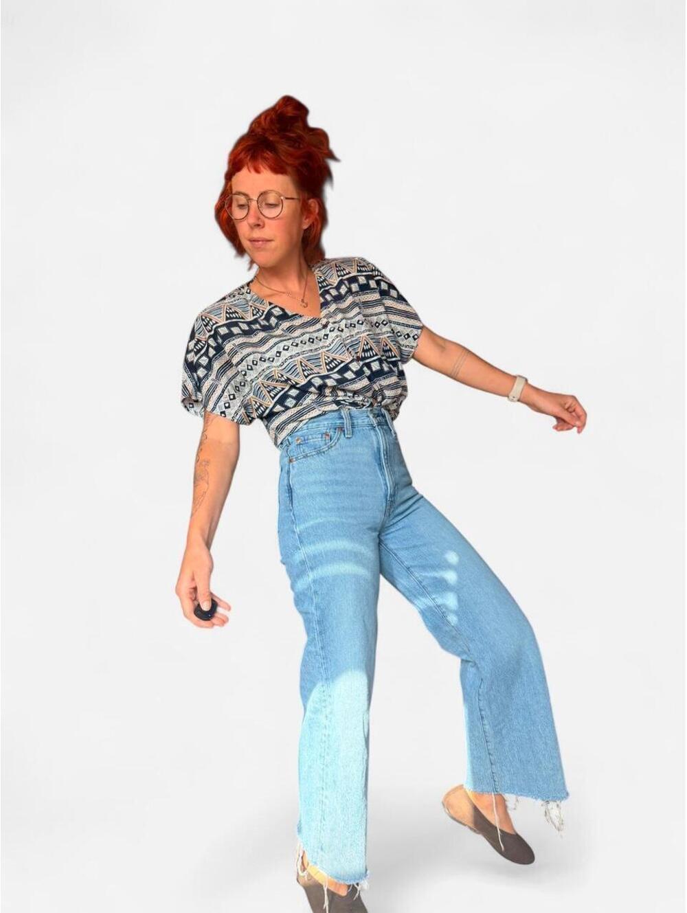 American Vintage Women's Blue Blous